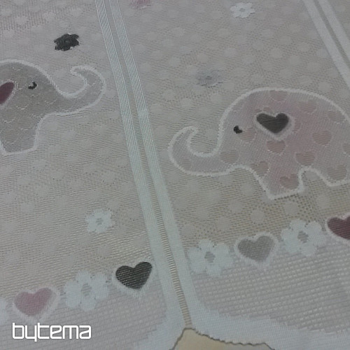 Rideau jacquard enfant ÉLÉPHANTS II.