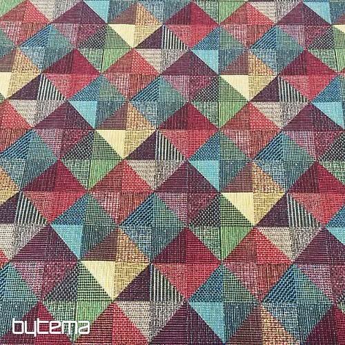 Tissu décoratif RUBIK MULTICOLORE