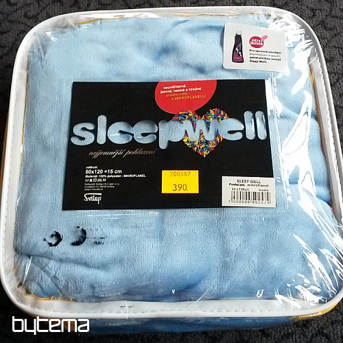 drap de lit MIKROFLANE bleu foncé