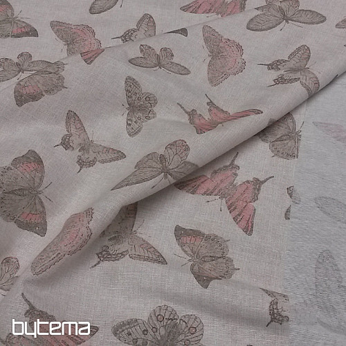 Tissu décoratif PAPILLON