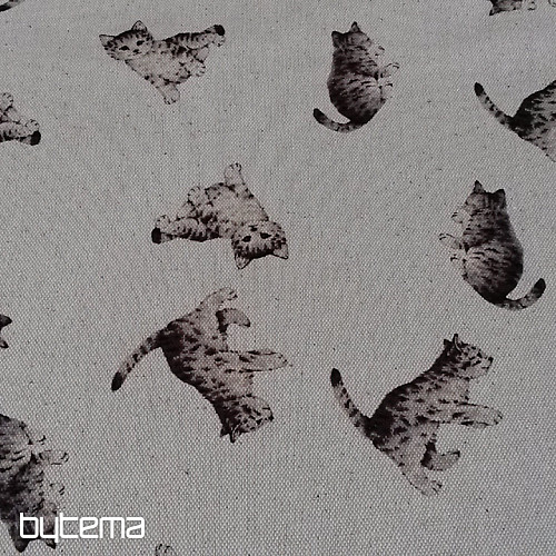 Tissu déco chat FELIX impression numérique