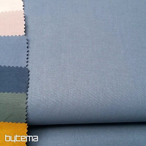 Tissu en coton UNI DENIM