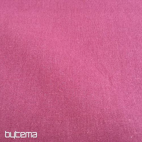 Tissu coton UNI PURPLE bordeaux