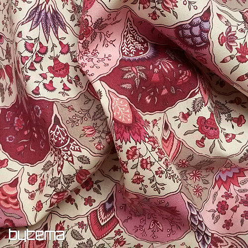 Tissu décoratif FOLKLÓR 2 rose