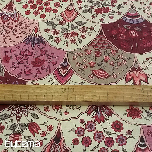 Tissu décoratif FOLKLÓR 2 rose