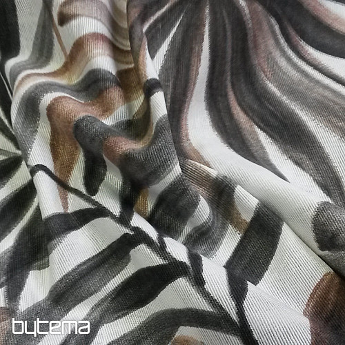 Tissu déco FENIX gris