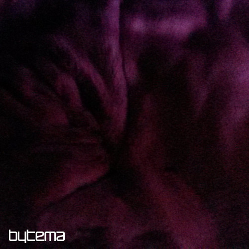 Drap en microflanelle DORMEZ BIEN foncé. violet
