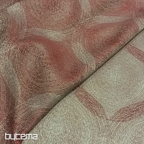 Tissu décoratif PATNA 33 rouge/bordeaux