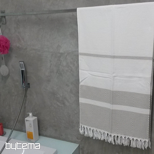 serviette luxueuse PESTEMAL à franges 504