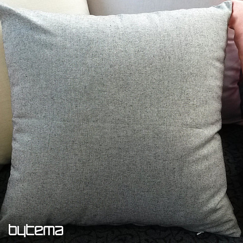 Housse de coussin déco PASTEL noir