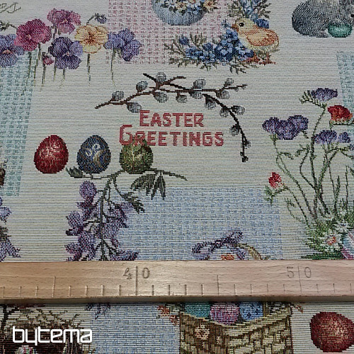 Tissu à tapisserie JOYEUSES PÂQUES
