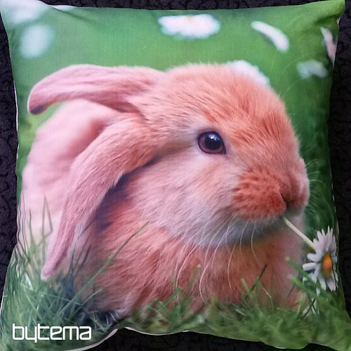 Housse de coussin déco LAPIN
