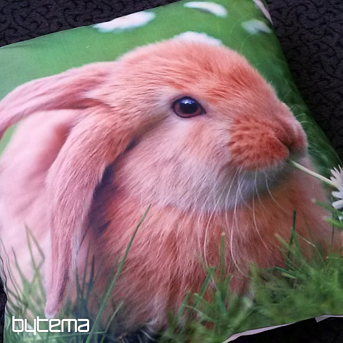 Housse de coussin déco LAPIN