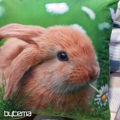 Housse de coussin déco LAPIN
