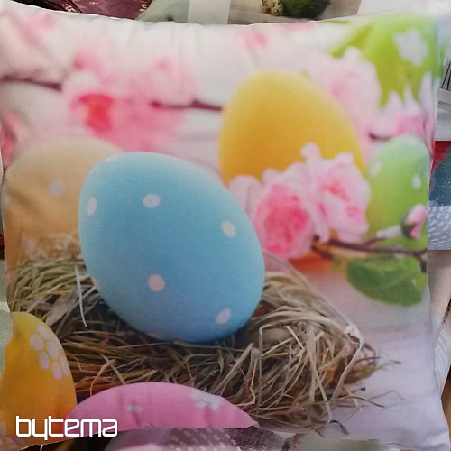 Housse de coussin déco OEUFS DE PÂQUES