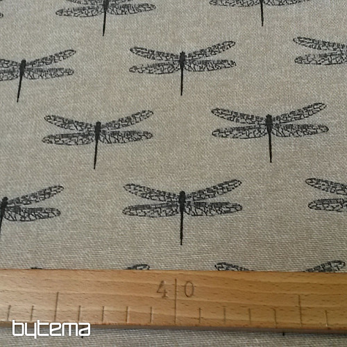 Tissu décoratif NATURE DRAGONFLY