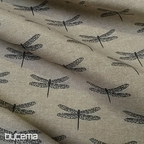 Tissu décoratif NATURE DRAGONFLY