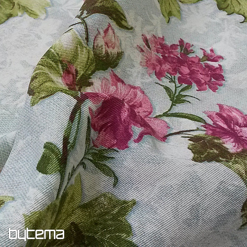 Tissu décoratif HORDENZIE LEONE turquoise