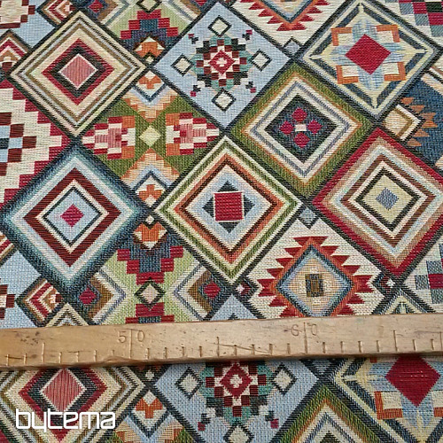 Tissu à tapisserie AZTEC moyen