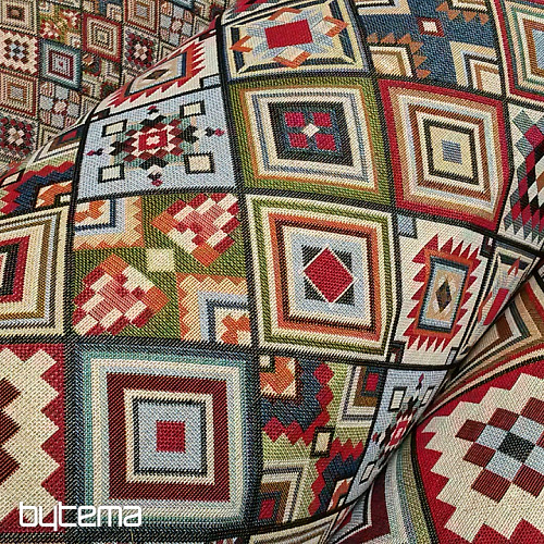 Tissu de tapisserie AZTEC grand