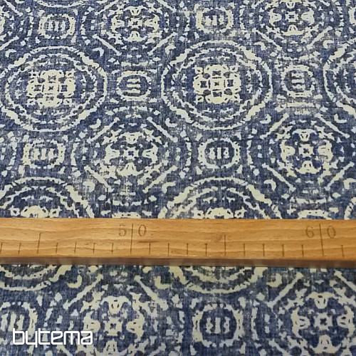 Tissu déco CANCUN bleu