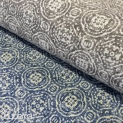 Tissu déco CANCUN bleu