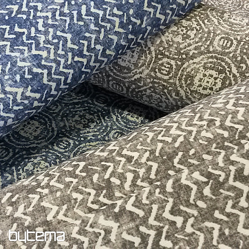 Tissu déco CANCUN gris