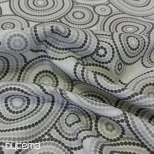 Tissu décoratif MANDALA ECO gris