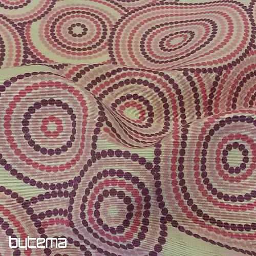Tissu décoratif MANDALA ECO lilas