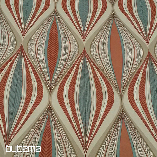 tissu décoratif ROMBOS marron