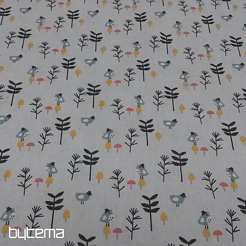 Tissu coton OISEAUX ZIZO