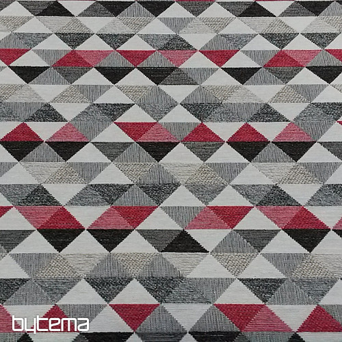 tissu de revêtement LUSA triangle rouge