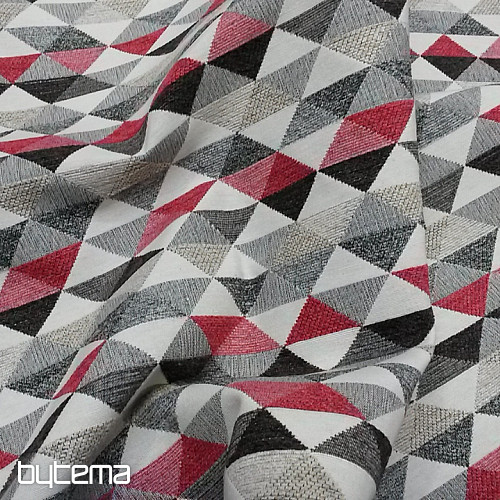 tissu de revêtement LUSA triangle rouge