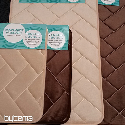 Tapis de salle de bain 7288 beige