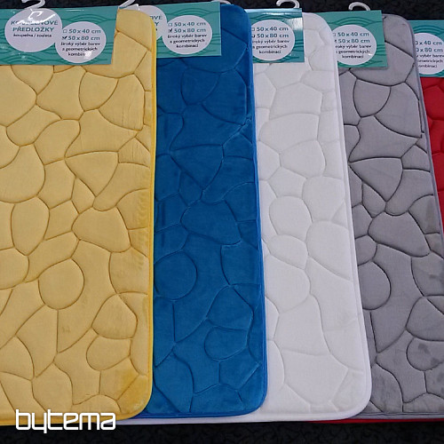Tapis de salle de bain CARRELAGE BLANC
