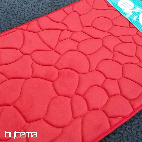 Tapis de salle de bain CARREAUX ROUGES