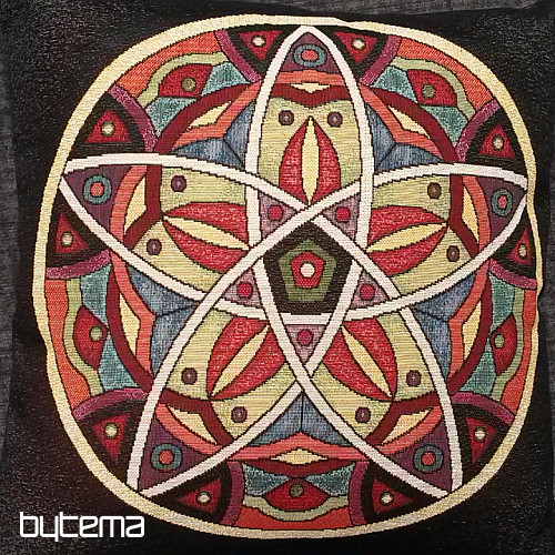 Housse de coussin tapisserie MANDALA 1