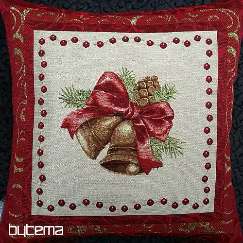 Housse de coussin décoration de Noël BELL IN A FRAME