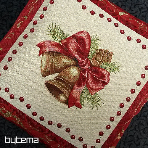 Housse de coussin décoration de Noël BELL IN A FRAME