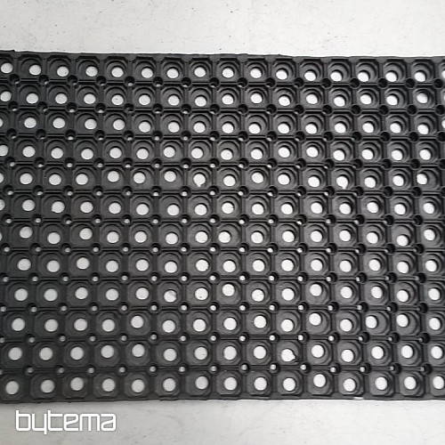 Tapis en caoutchouc noir en caoutchouc