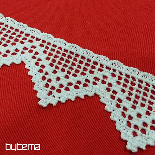 Dentelle 5432/0010 5,3 cm blanc mat