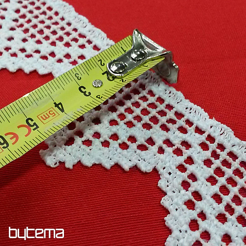 Dentelle 5432/0010 5,3 cm blanc mat