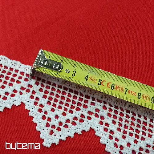 Dentelle 5432/0010 5,3 cm blanc mat