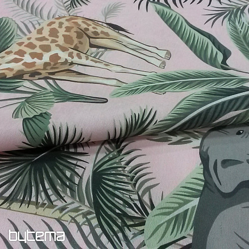 Tissu déco animaux AFRIQUE