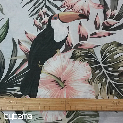 Tissu déco AMERICA toucan