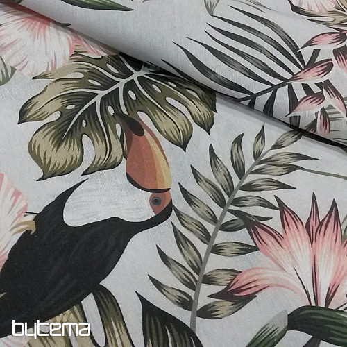 Tissu déco AMERICA toucan