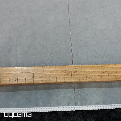 Rideau de luxe GERSTER 11700 bande terre cuite