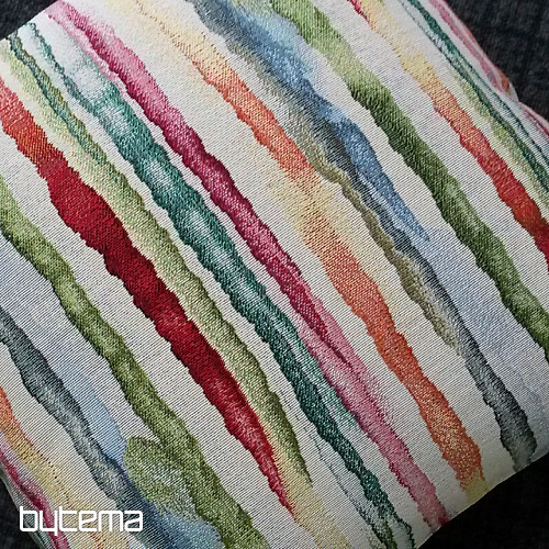 Housse de coussin tapisserie RAYURES
