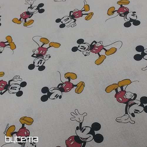 Tissu en coton MICKEY MOUSE