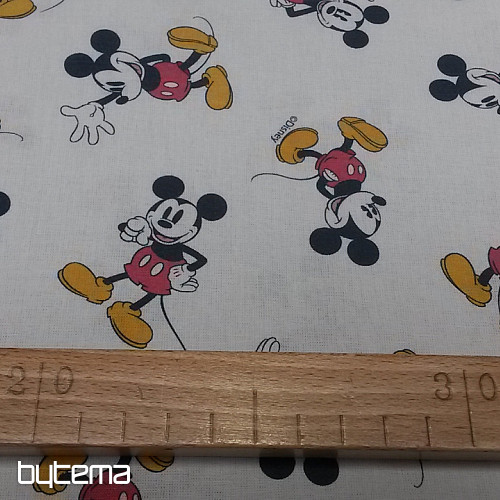 Tissu en coton MICKEY MOUSE